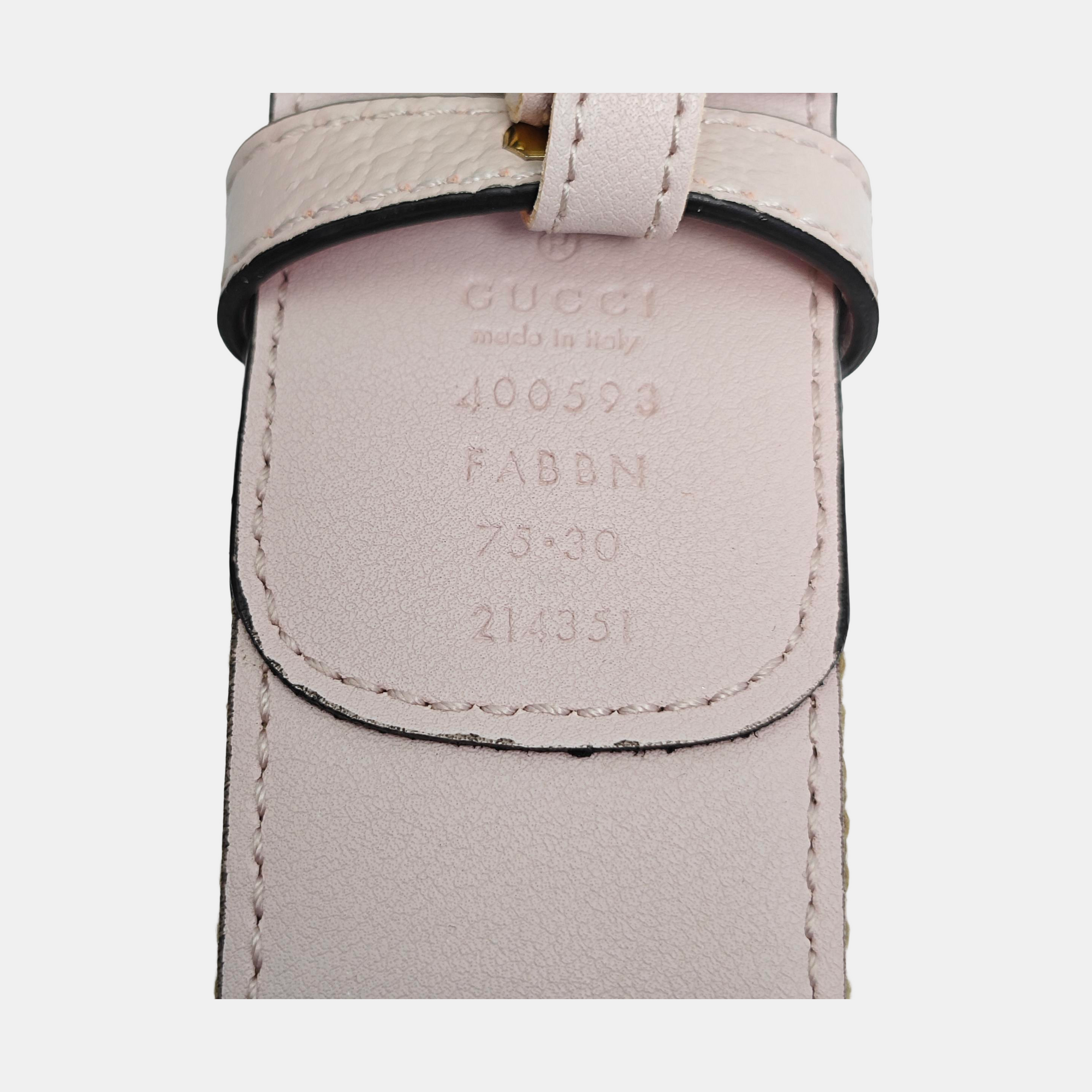 Leather Belt Red