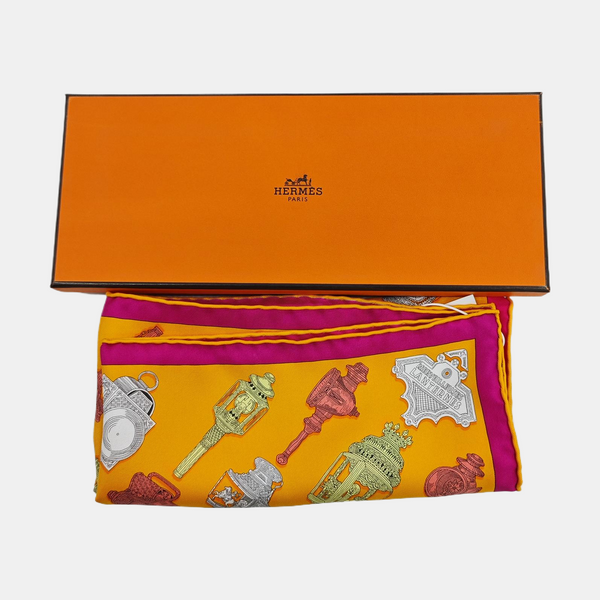 Mulberry Silk Silk Scarf Orange