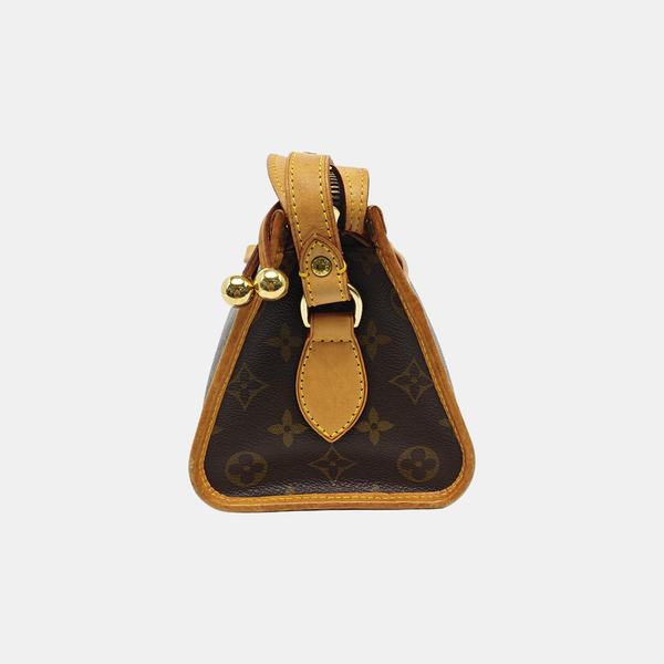 POPINCOURT Monogram Coated Canvas Brown