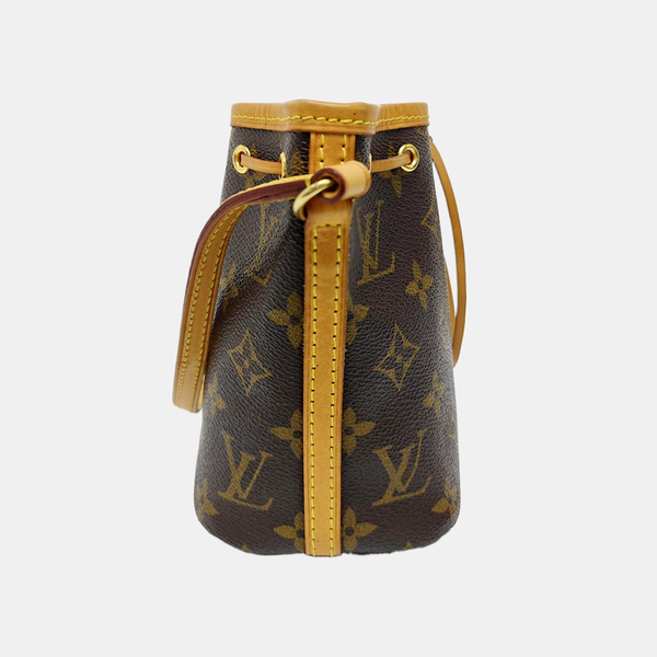 NÉONOÉ Nano Monogram Coated Canvas Brown