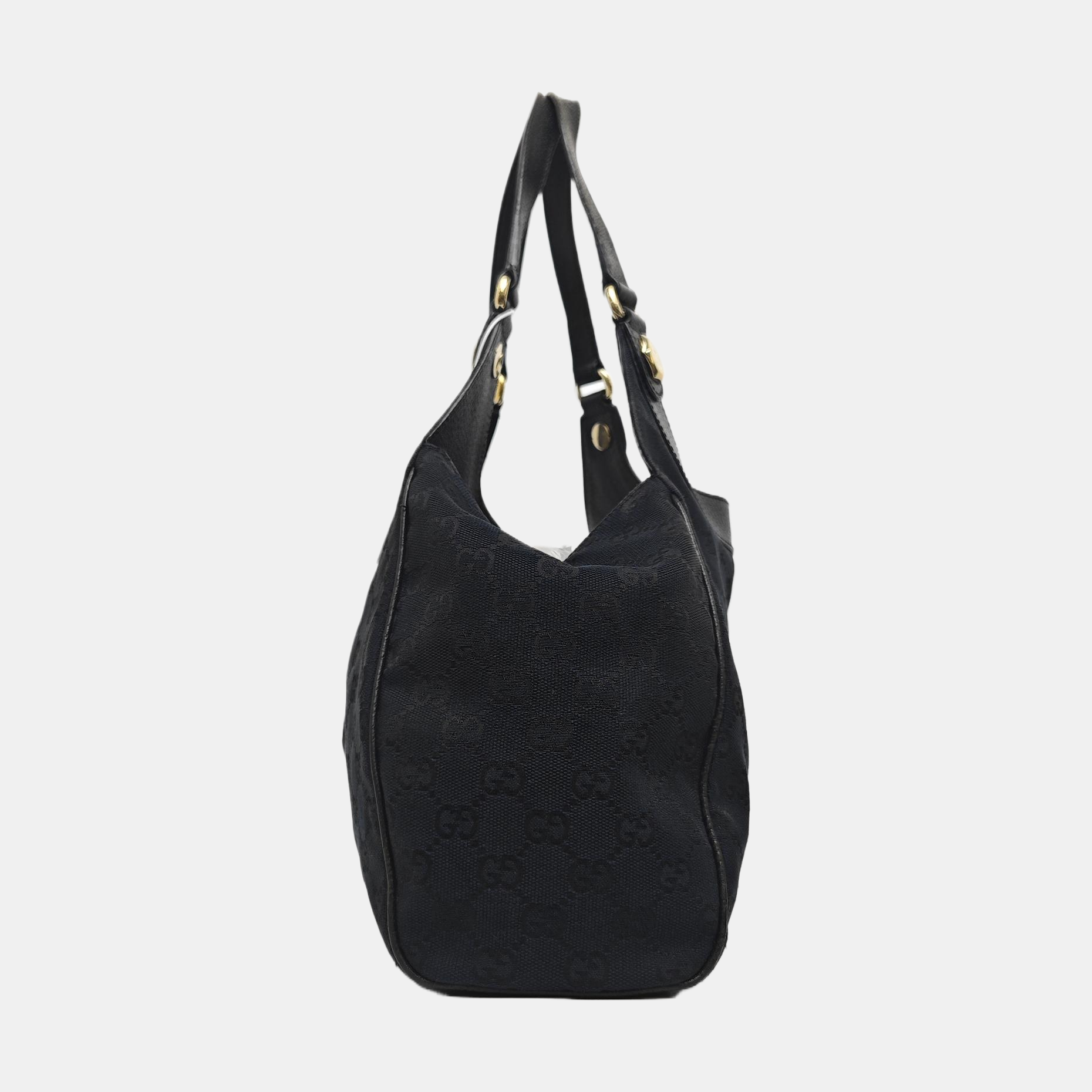 Monogram Canvas Top Handle Bag Black