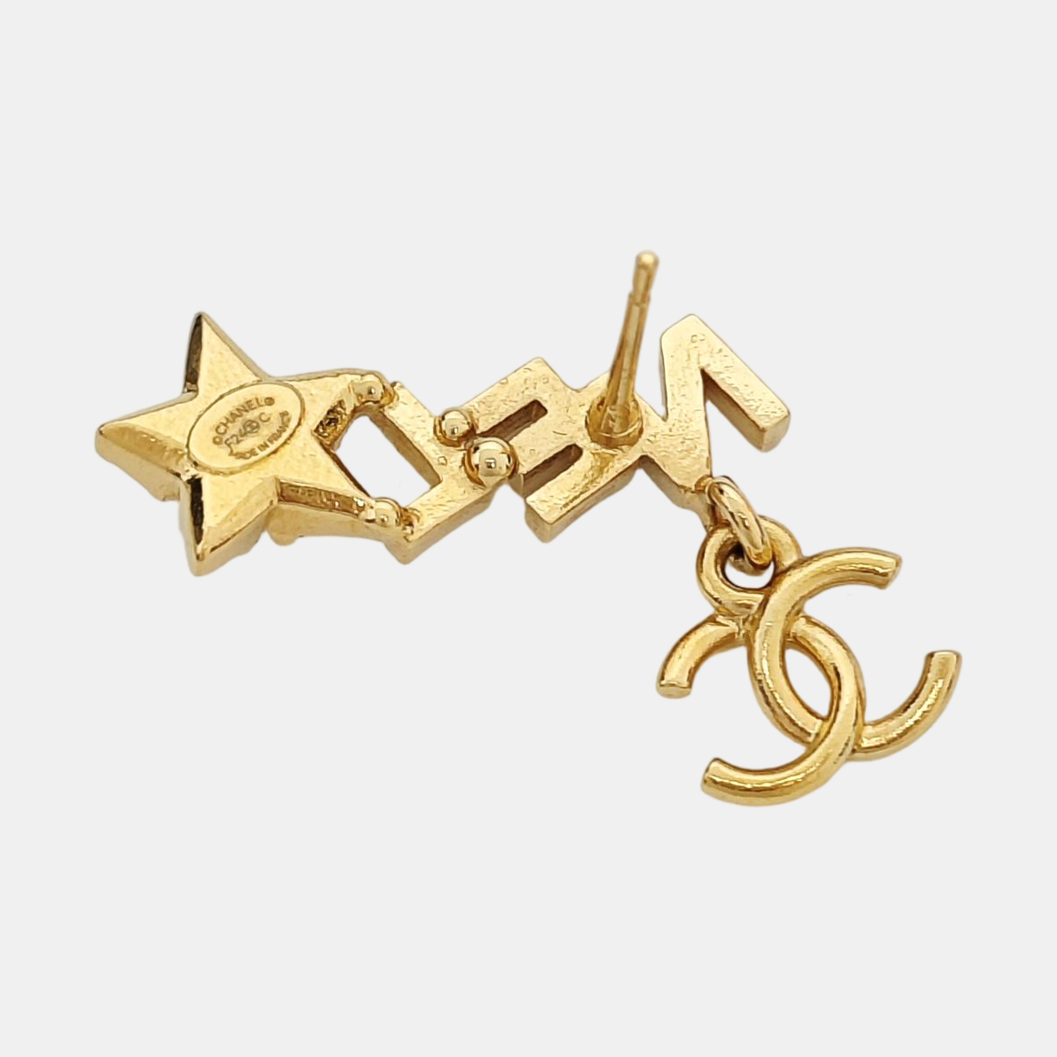 Metal Gold Stud Earrings