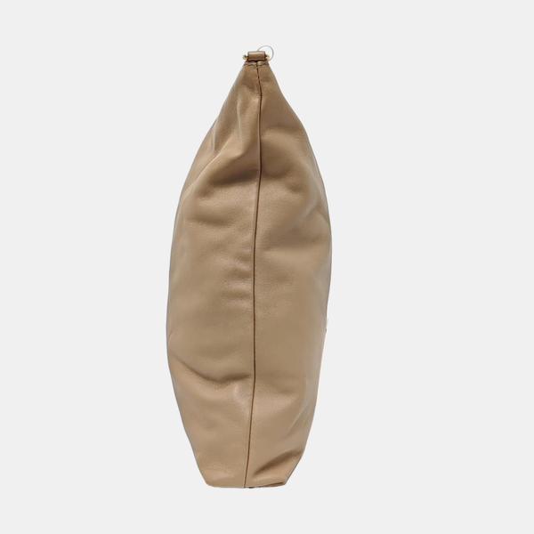 Lambskin Shoulder Bag Beige