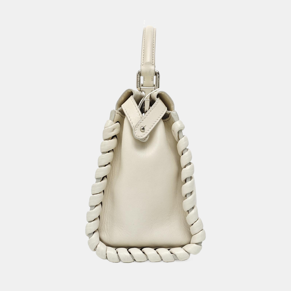 Peekaboo Mini Calfskin White
