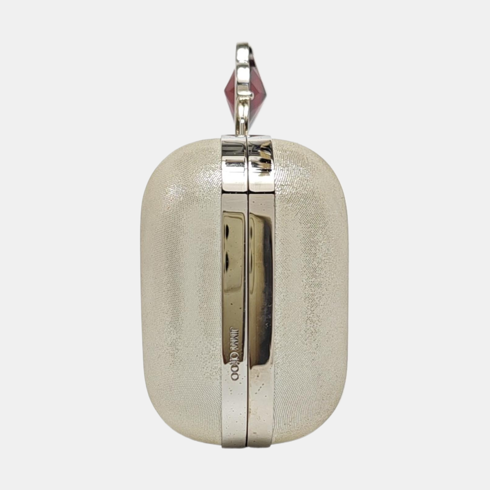 Special Material Shoulder Bag Beige