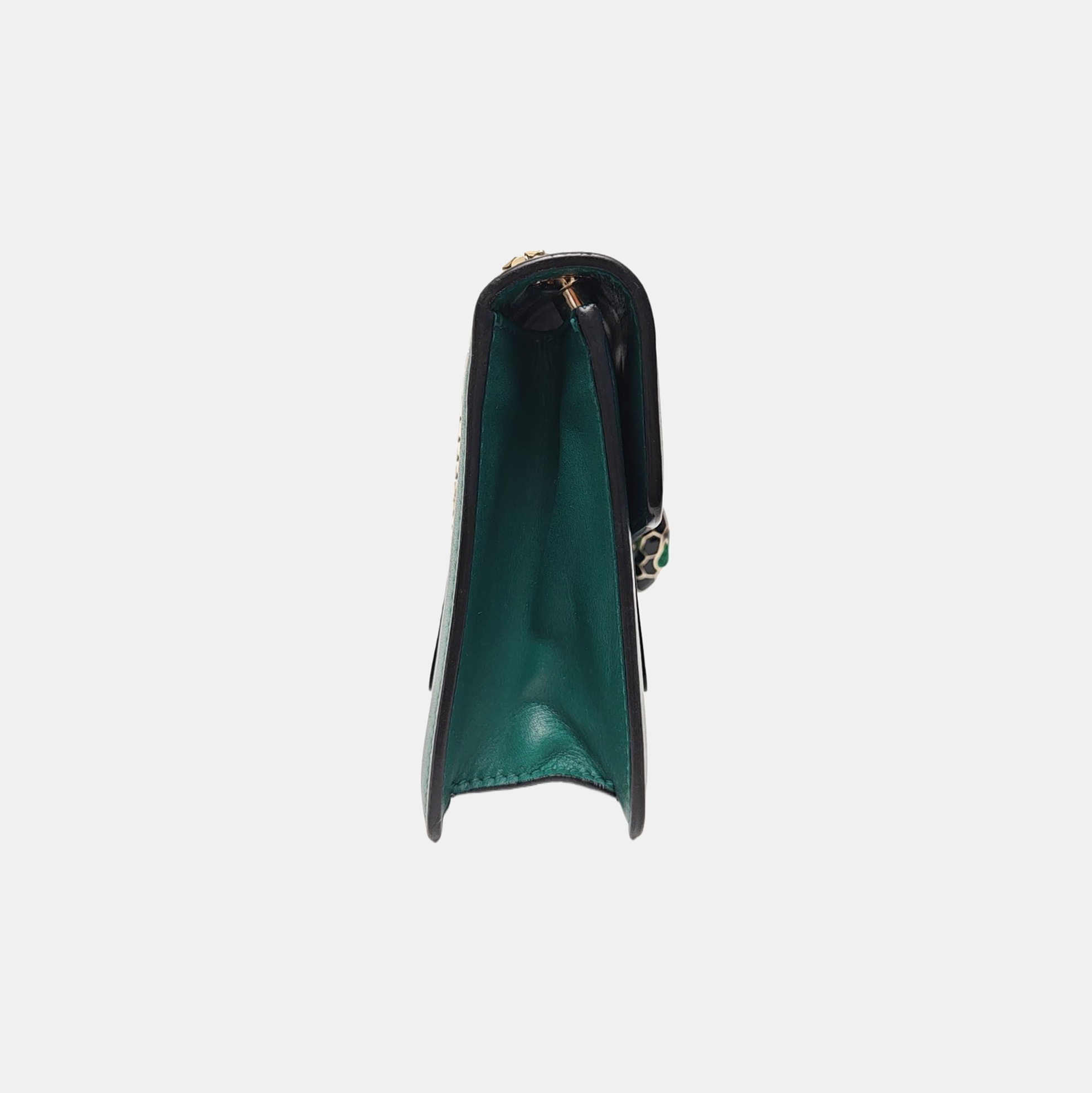 SERPENTI FOREVER Small Calfskin Green