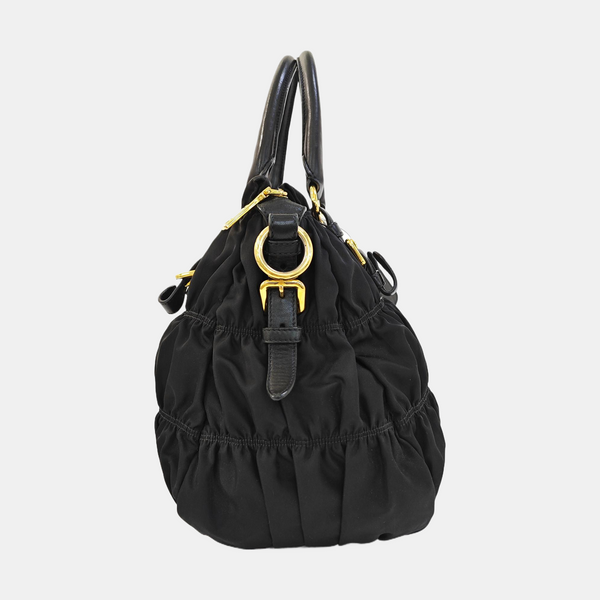 Nylon Tote Bag Black
