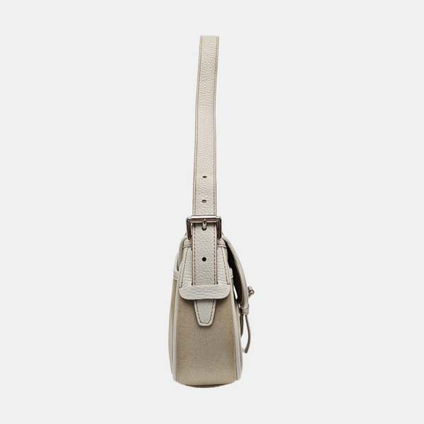 Canvas Top Handle Bag Beige