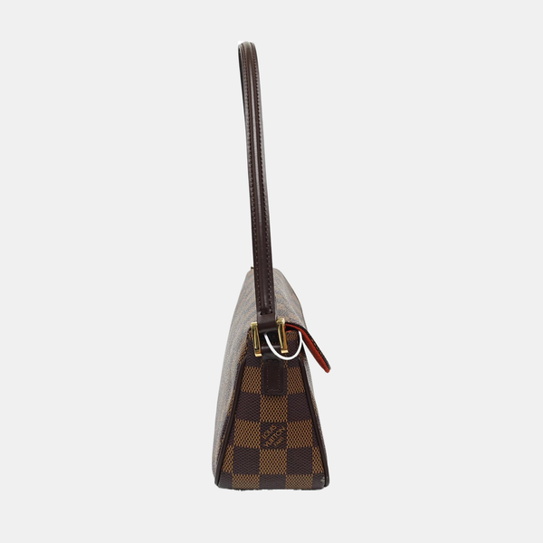 RECOLETA Damier Ebene Coated Canvas Brown