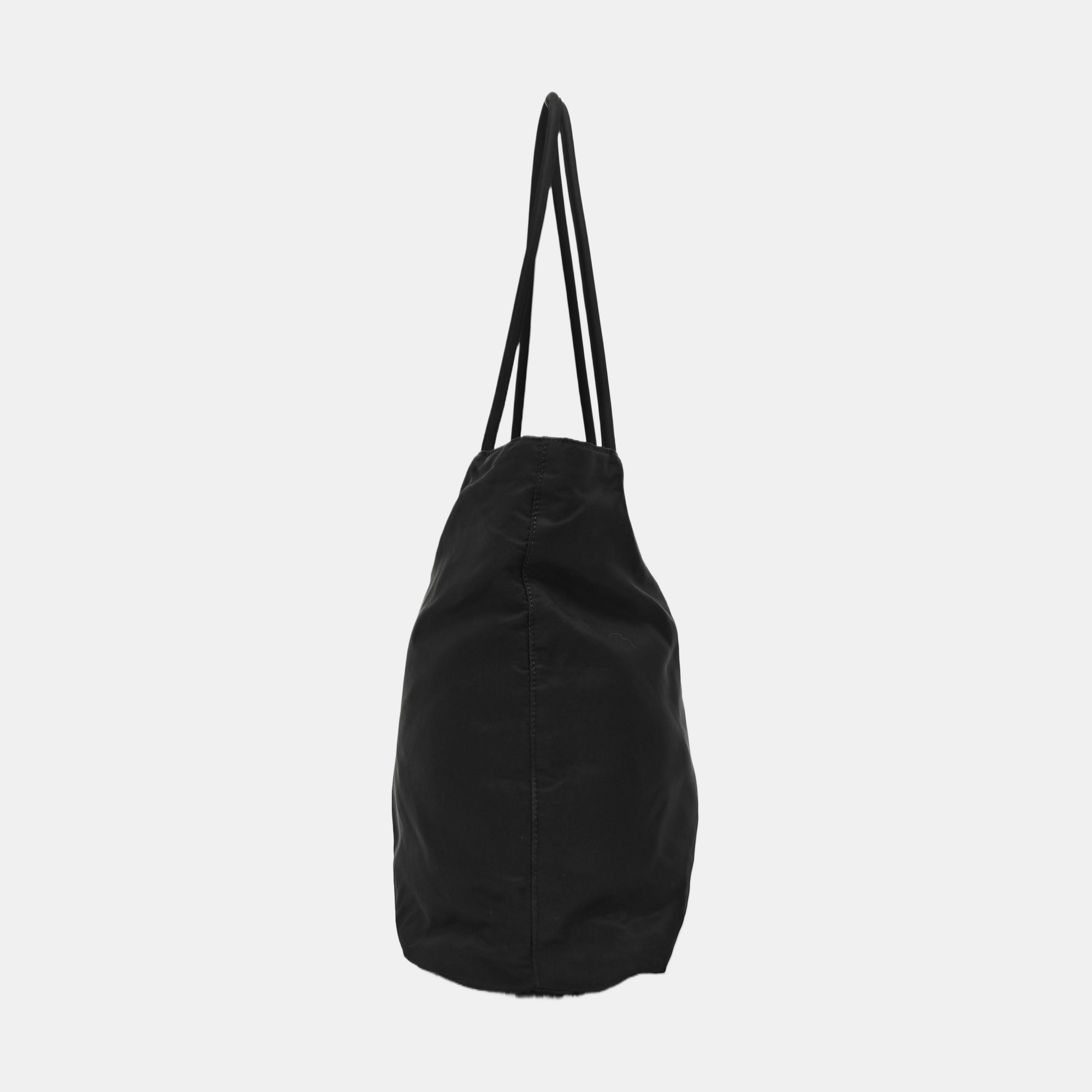 Nylon Shoulder Bag Black