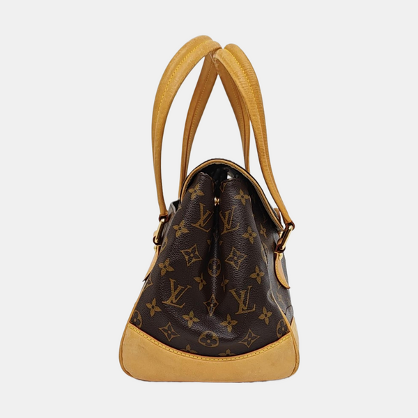 Lona Estampada Monogram BEVERLY Marrón