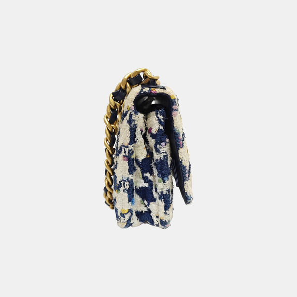 CHANEL 19 WOC Wool Beige