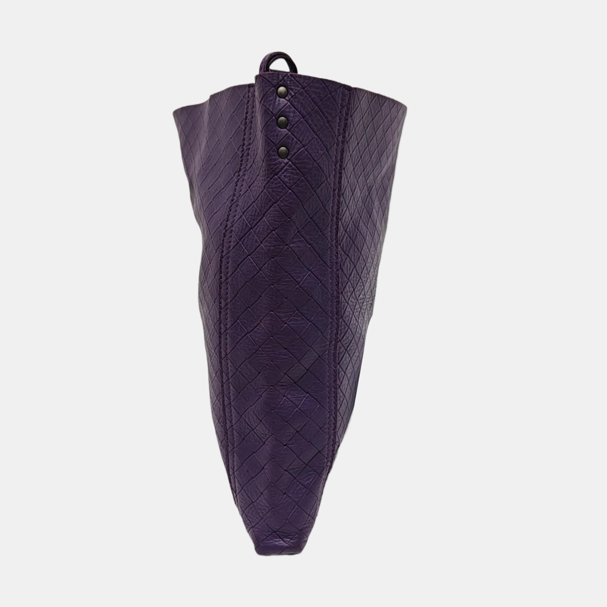 Calfskin Tote Bag Purple
