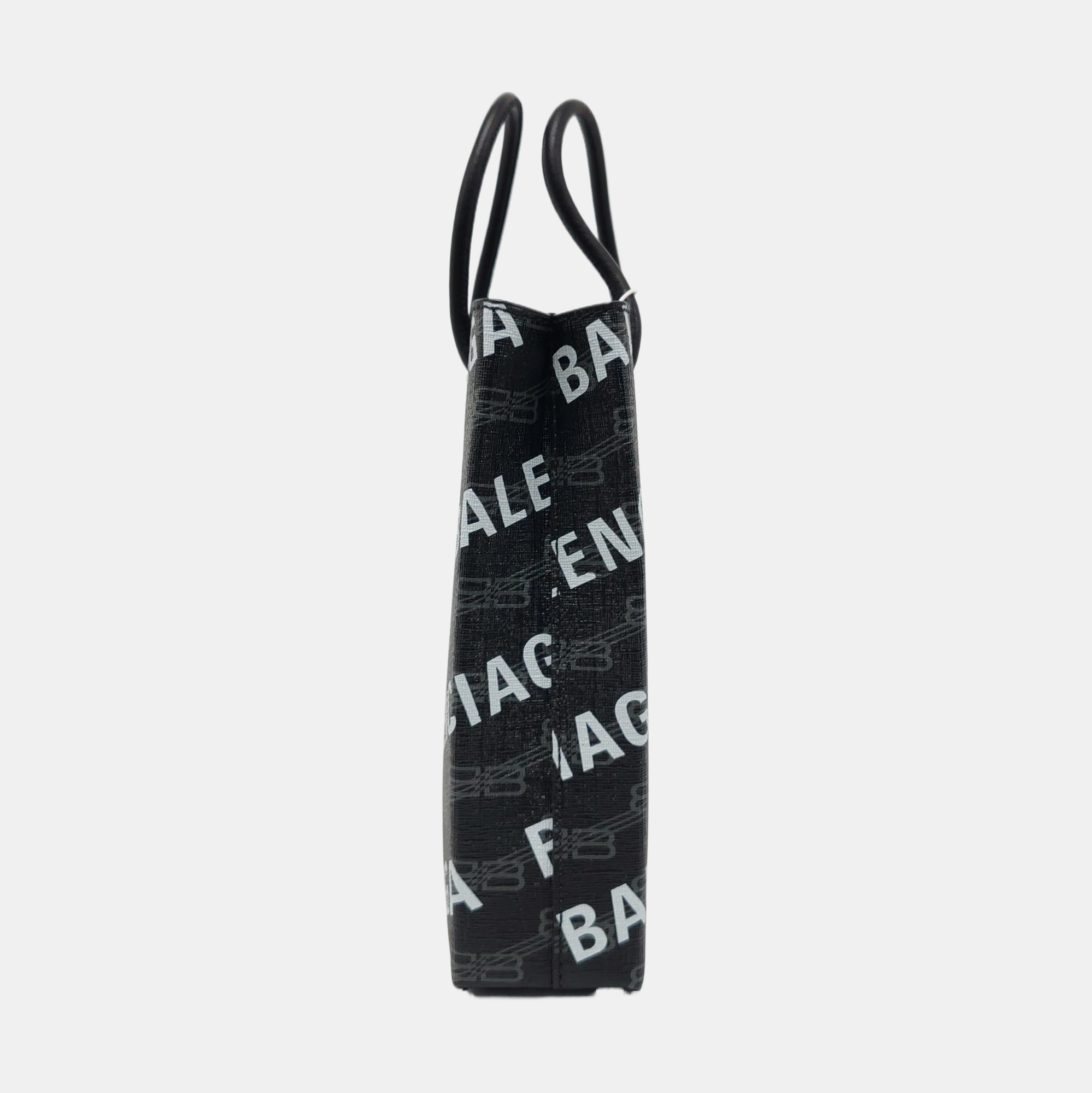 MONOGRAM Large Coated Canvas Black