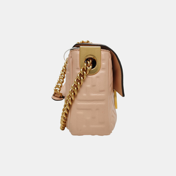 Authenticated pre-owned  Baguette Medium Lambskin Pink - Shoulder Bag at Looply