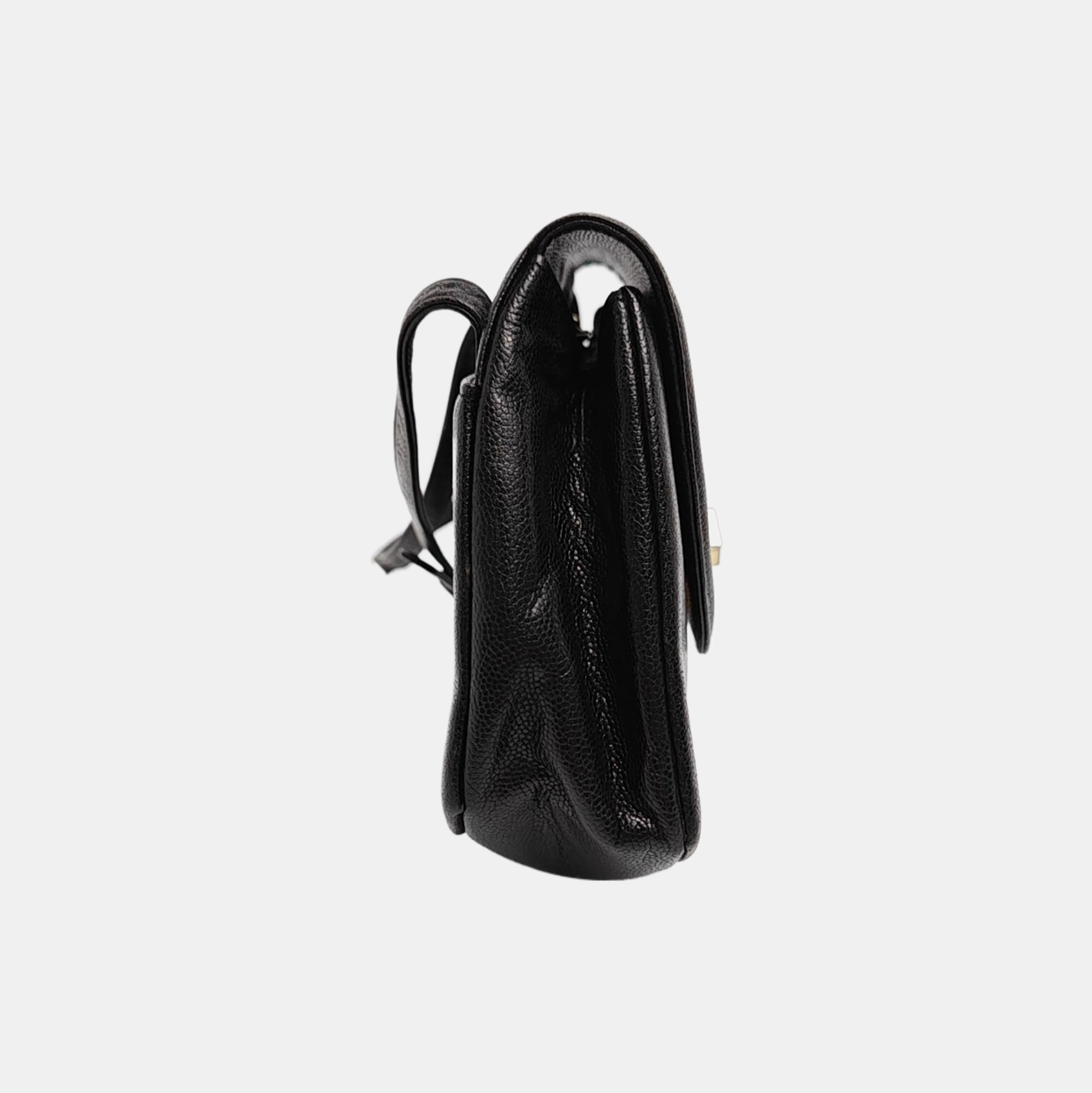 Calfskin Shoulder Bag Black