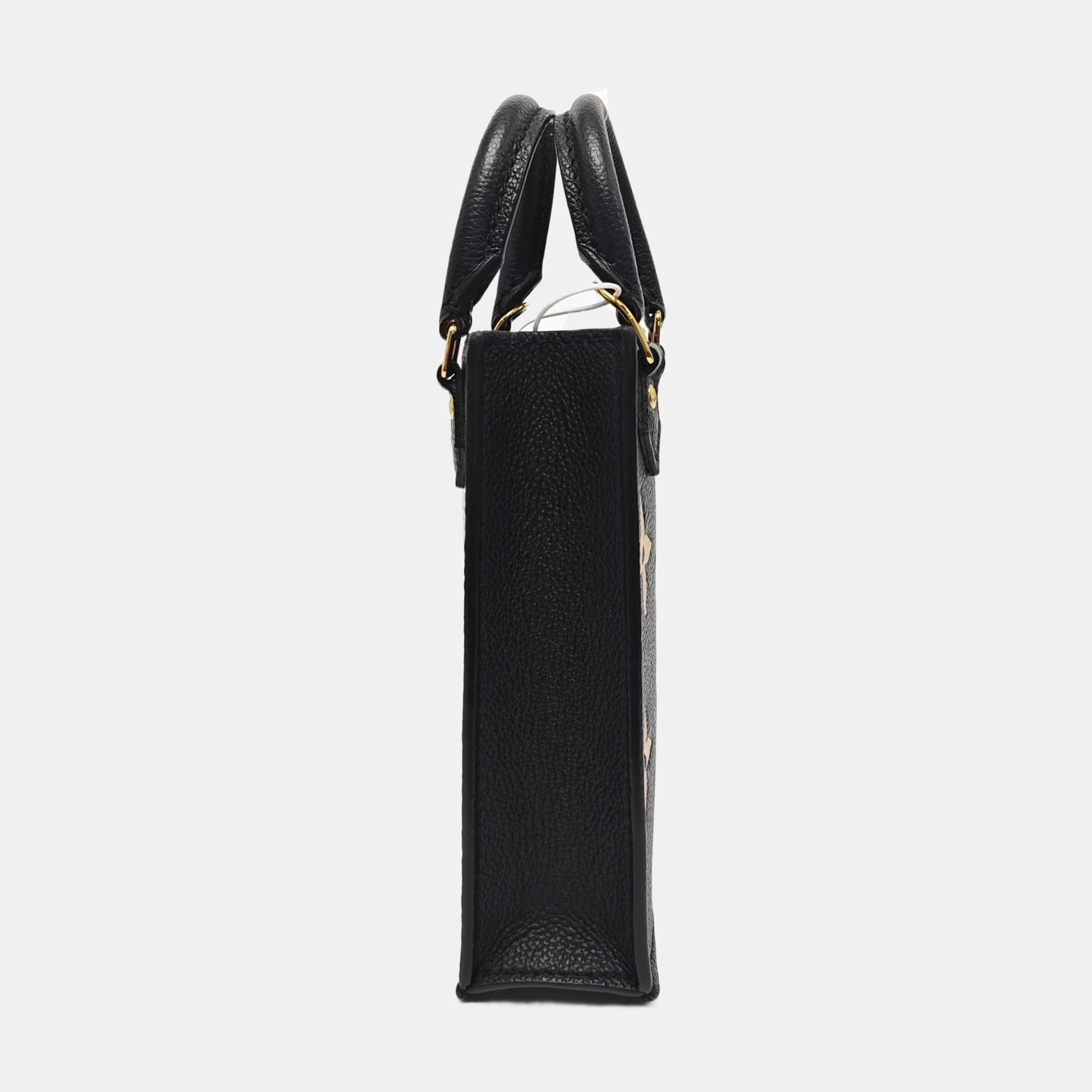 SAC PLAT Mini Monogram Calfskin Black