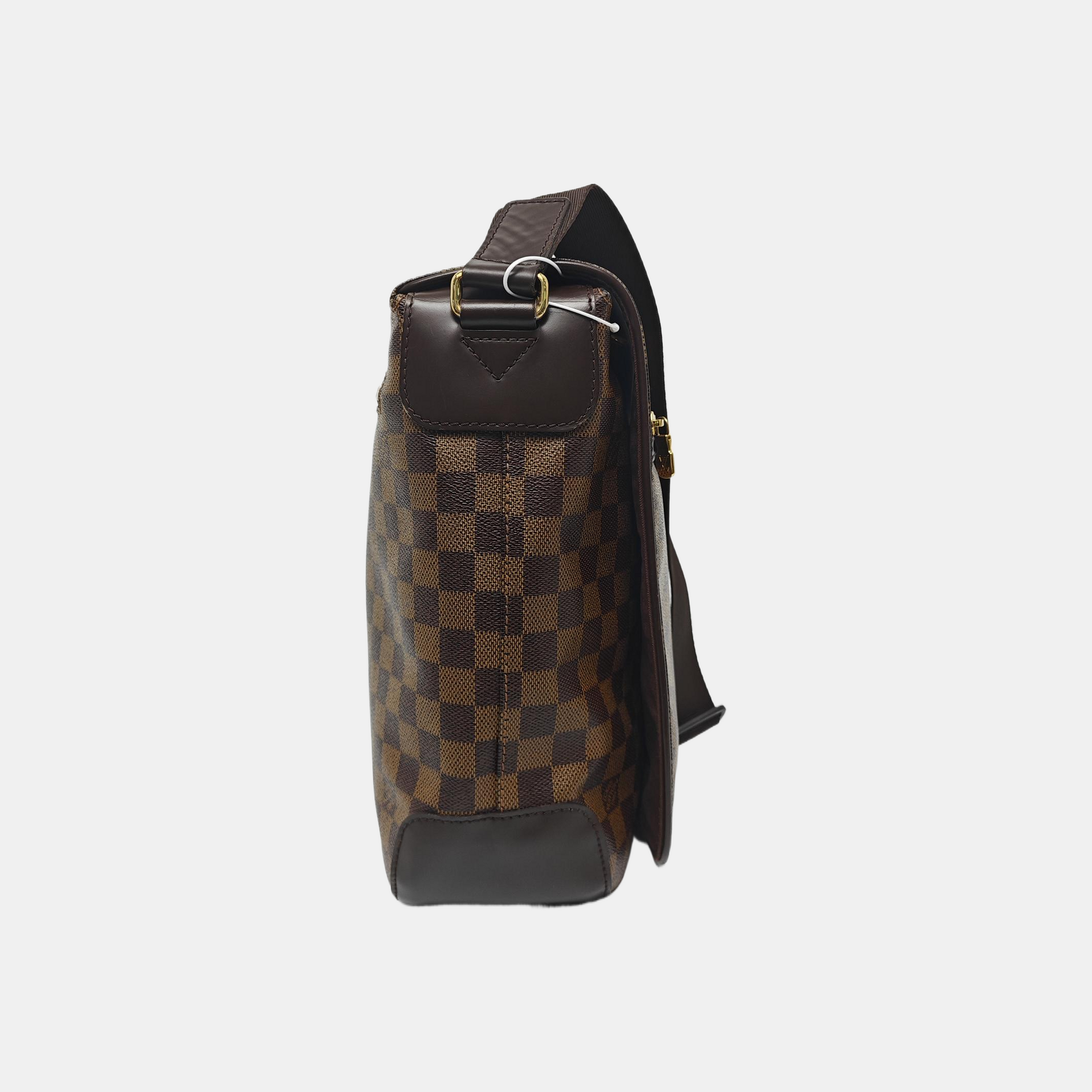 SPENCER Damier Ebene Coated Canvas Brown