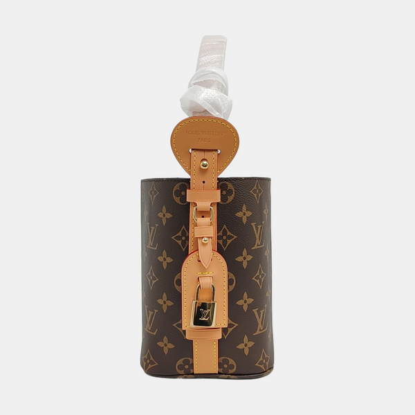 ALL IN BB Monogram Coated Canvas Brown