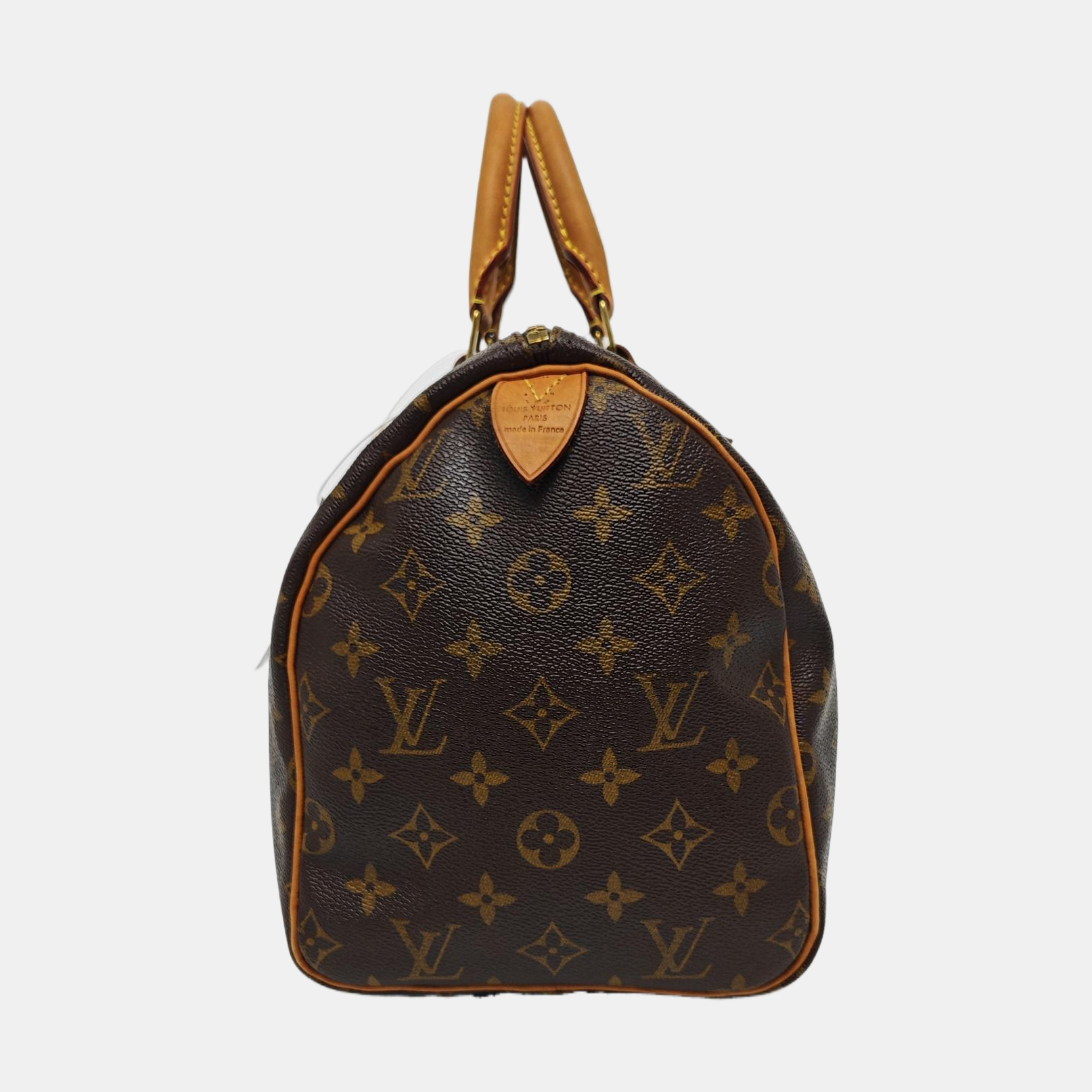 SPEEDY 30 Monogram Coated Canvas Brown