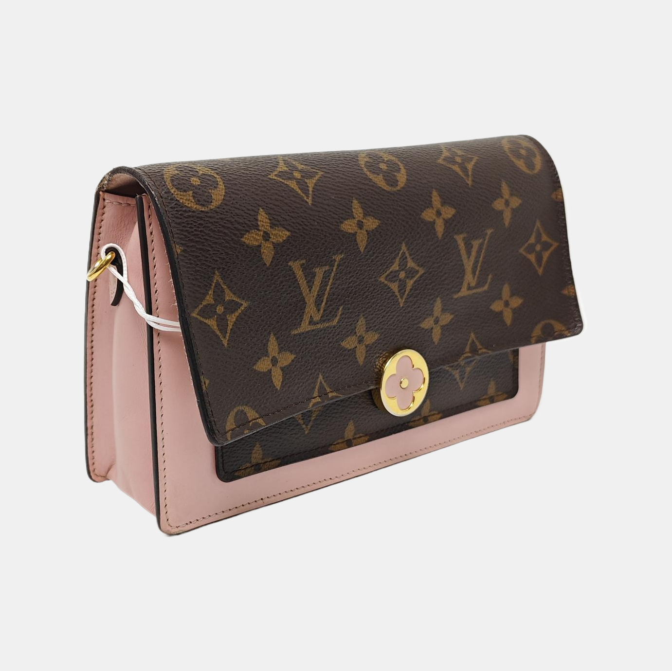 FLORE Monogram Coated Canvas Brown