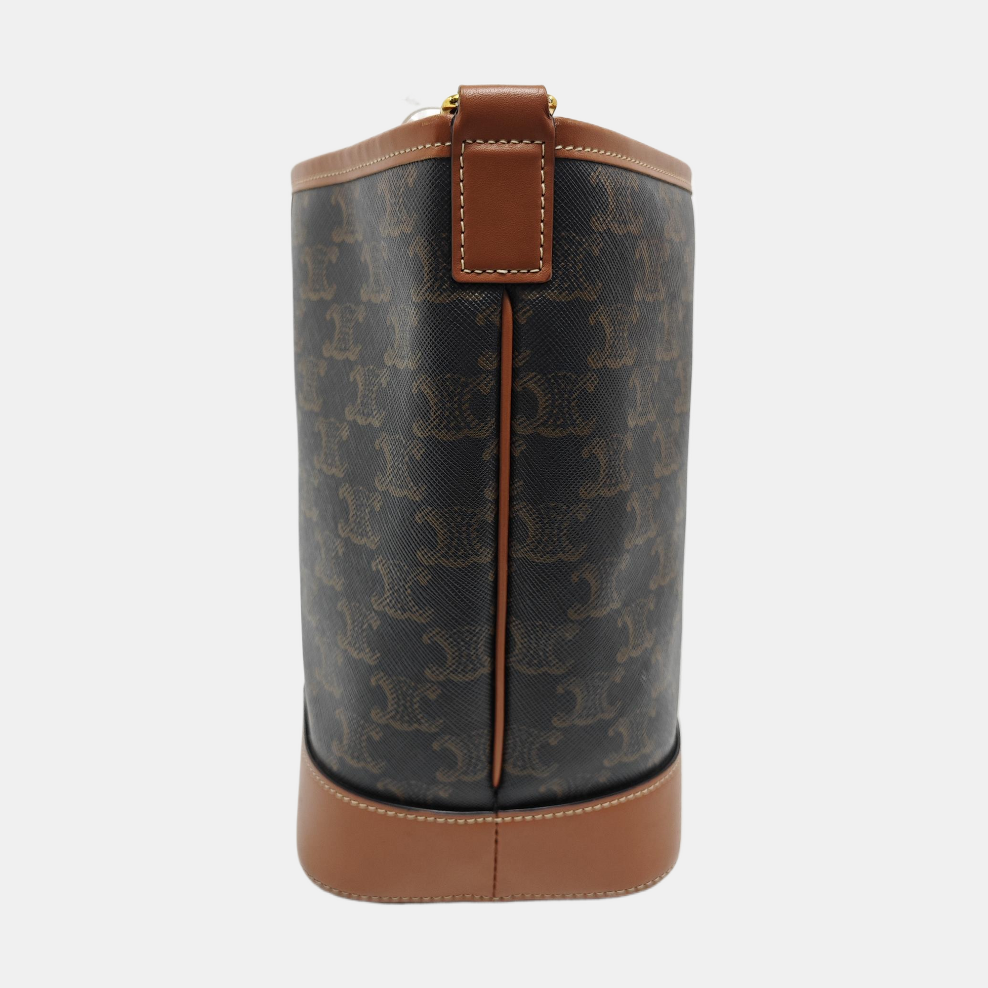 TRIOMPHE CANVAS Small Coated Canvas Brown