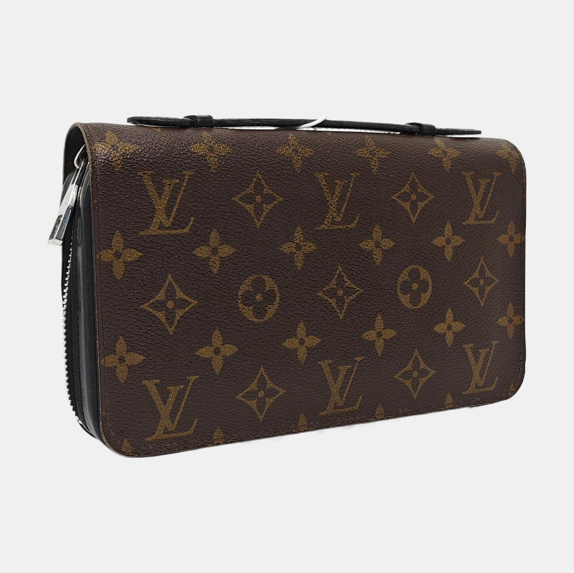 Monogram Coated Canvas Wallet Brown