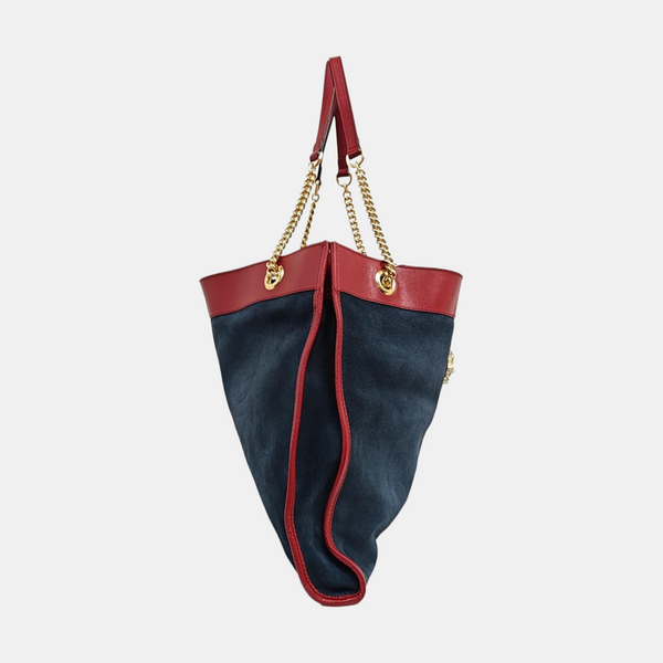 Rajah Large Suede Blue