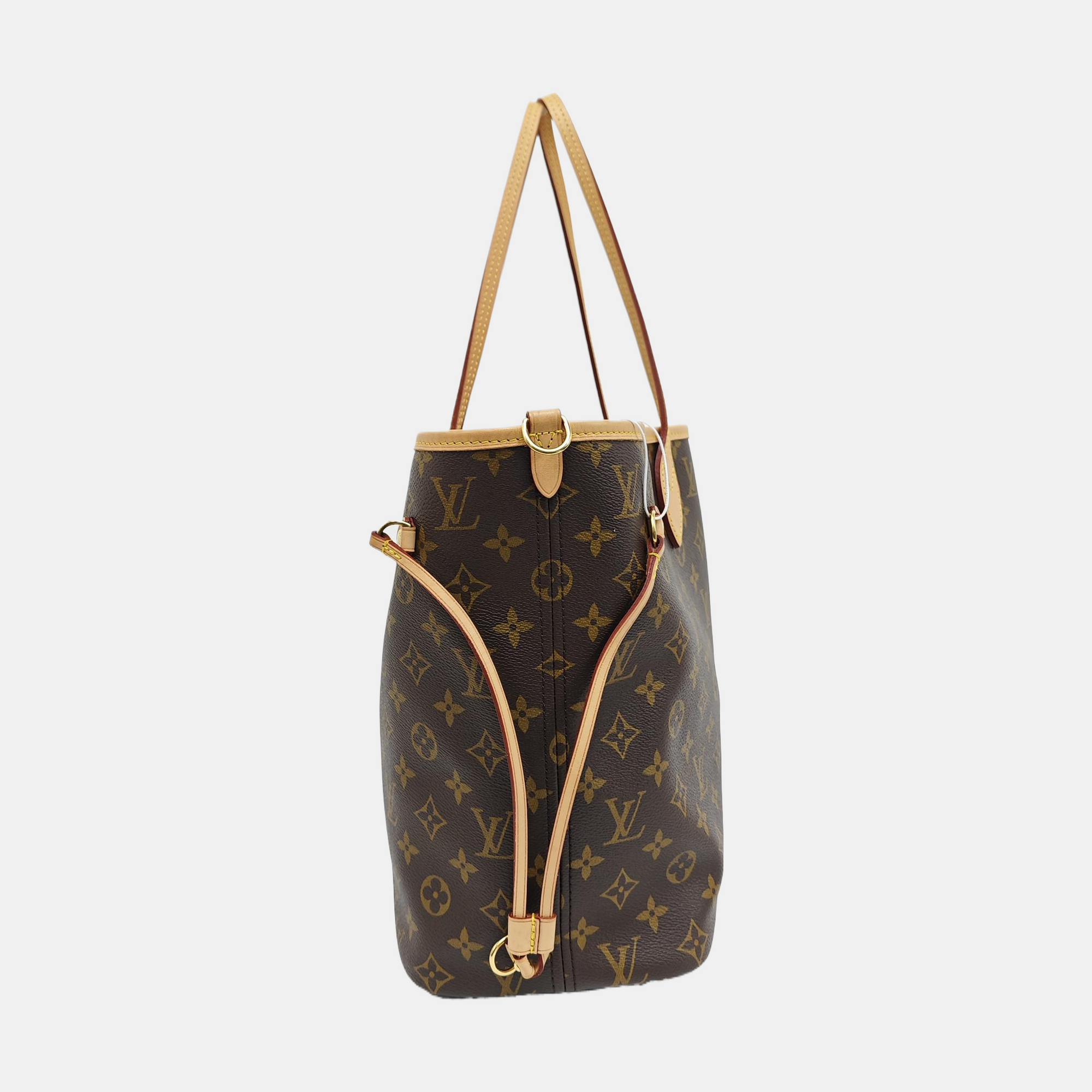 NEVERFULL INSIDE OUT MM Monogram Fabric Red