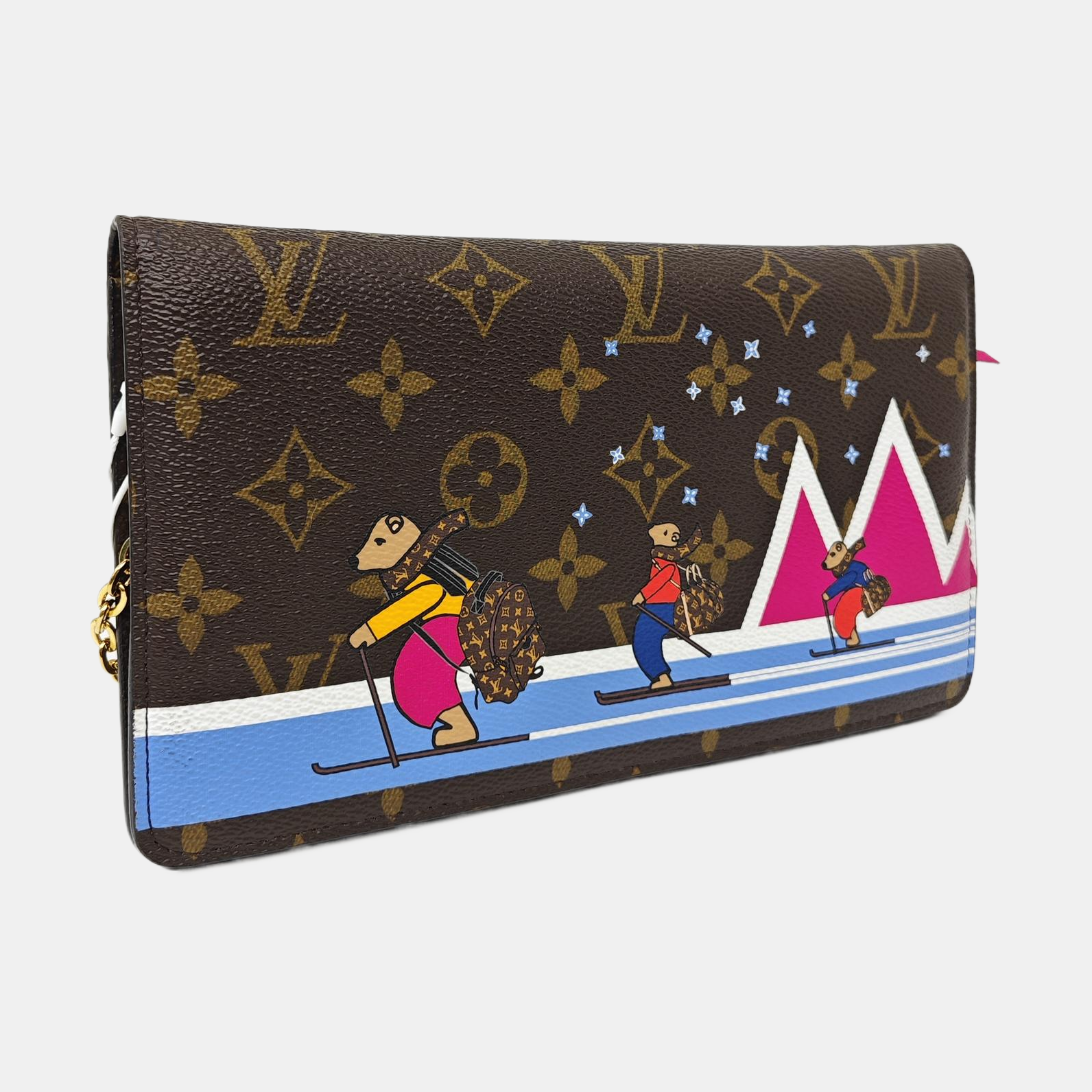 WEEK-END Monogram Coated Canvas Brown