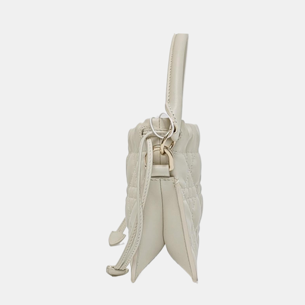 Lady Dior Milly Mini Cannage Lambskin White