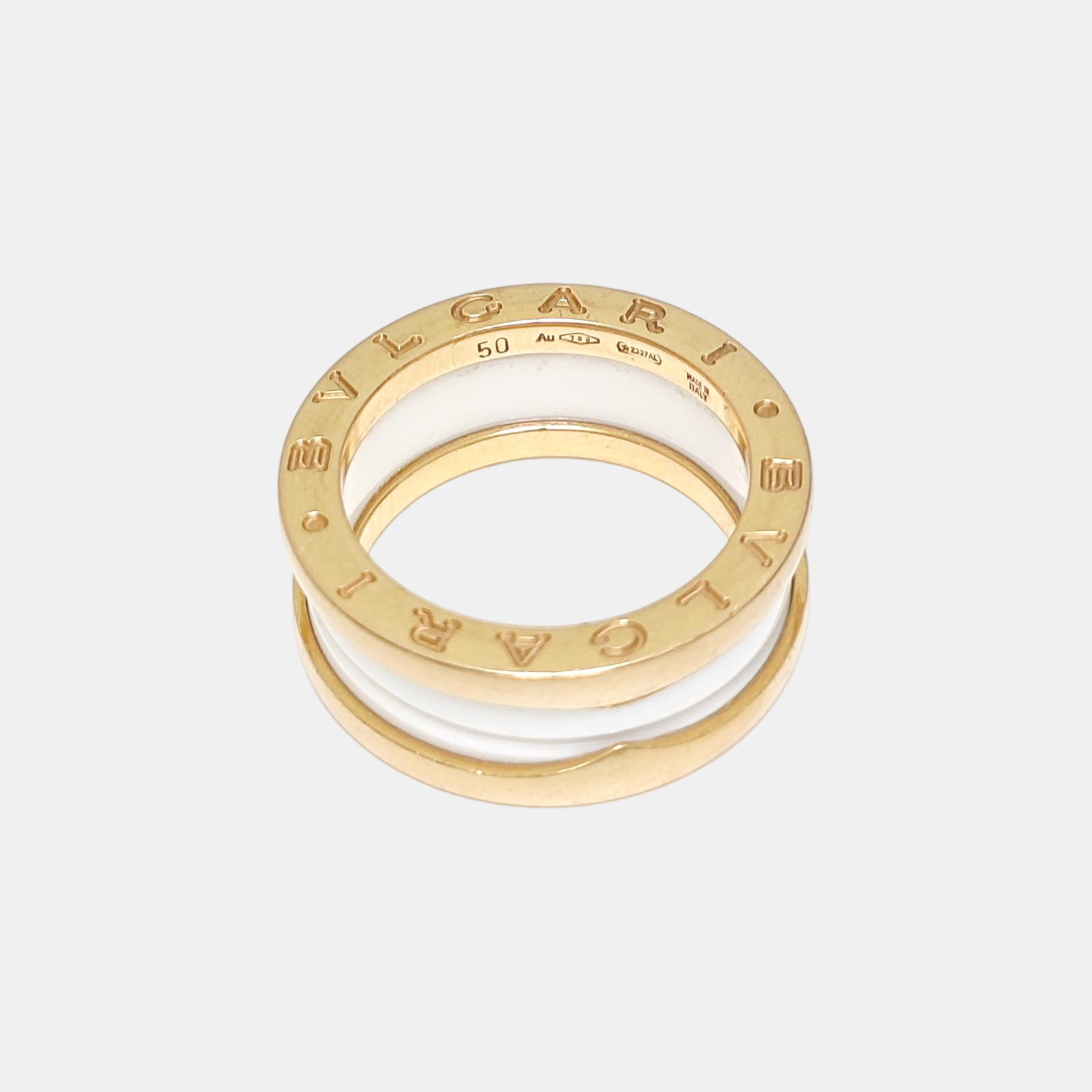 B.ZERO1 18k Rose Gold Ring EU 50