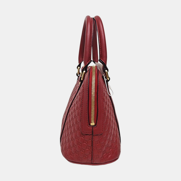 Microguccissima Monogram Calfskin Red