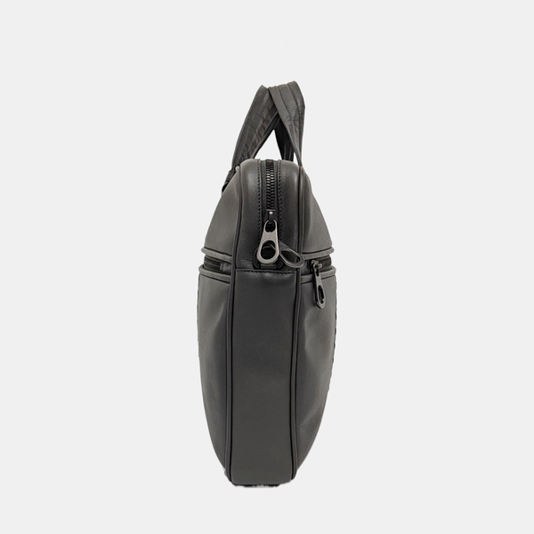 Calfskin Crossbody Bag Gray