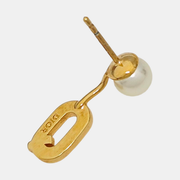 My Abcdior Tribale Brass White Earrings