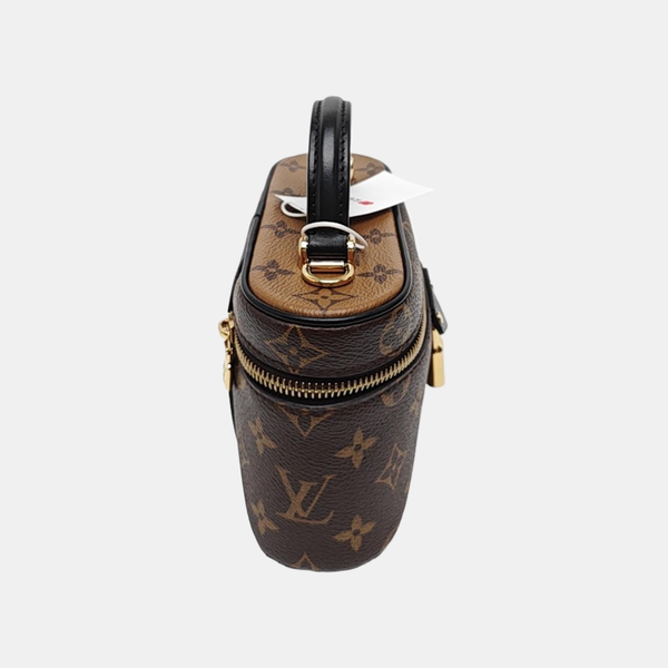 Vanity Chain Pouch Monogram Coated Canvas Brown