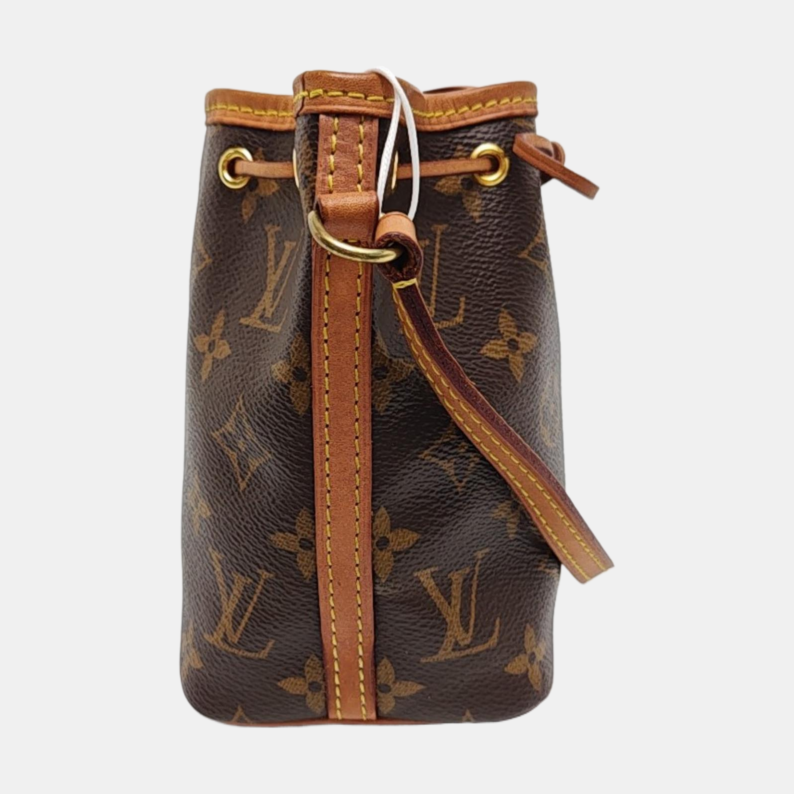 NÉONOÉ Nano Monogram Coated Canvas Brown
