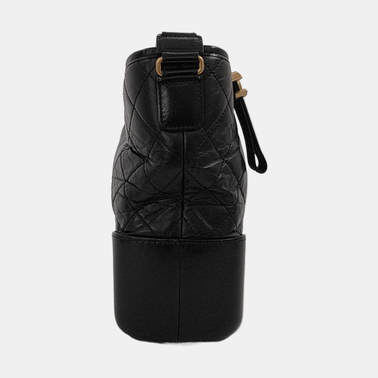 GABRIELLE Medium Quilted Lambskin Black