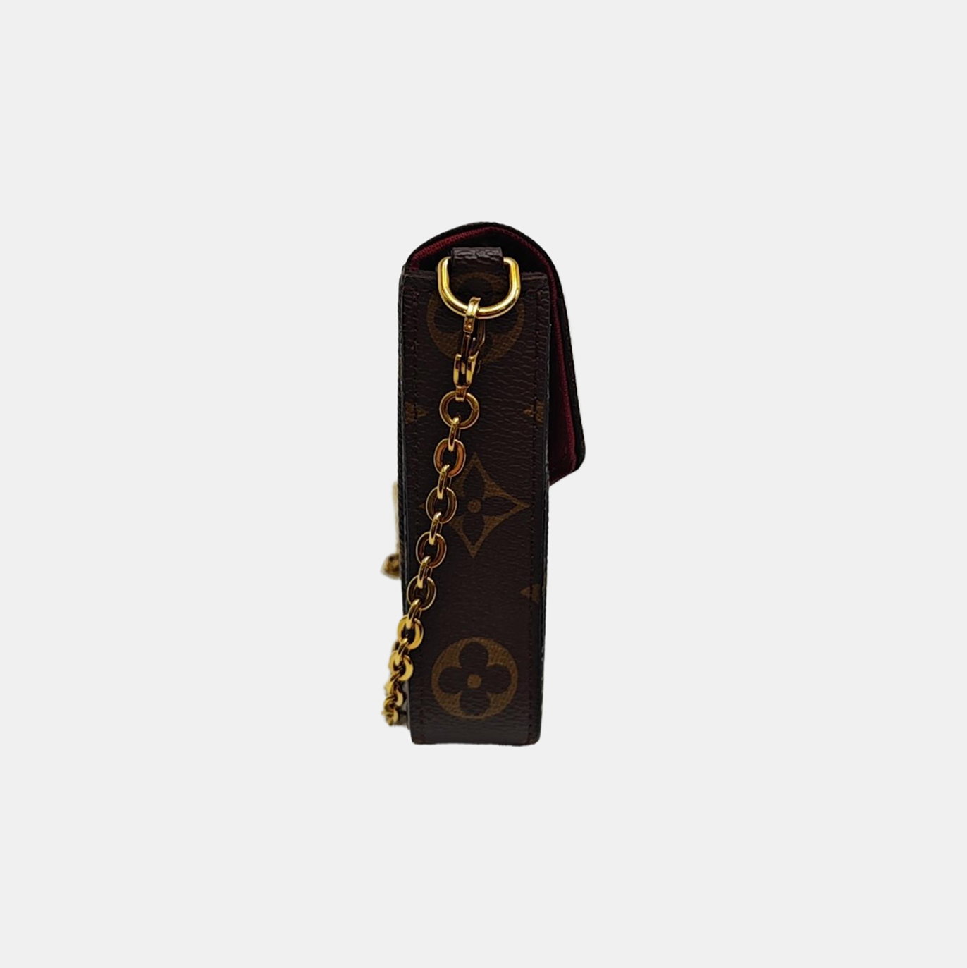 FÉLICIE Monogram Coated Canvas Brown