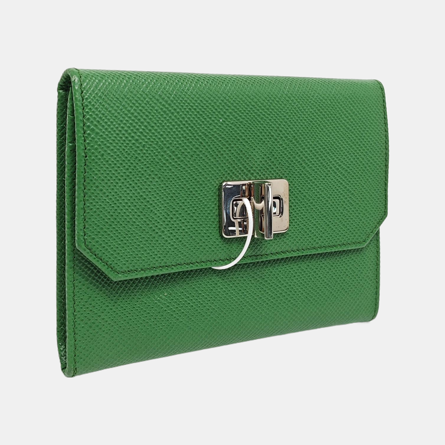 Calfskin Wallet Green