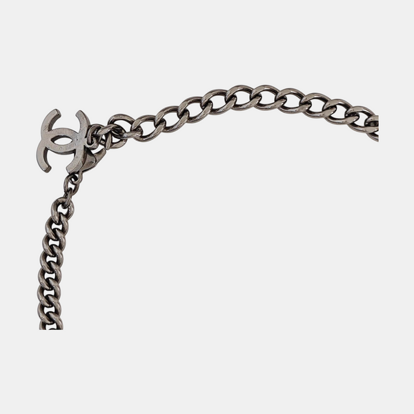 Collar Gris Metalizado
