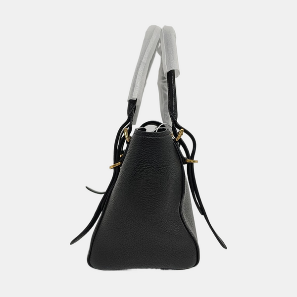 Calfskin Shoulder Bag Black