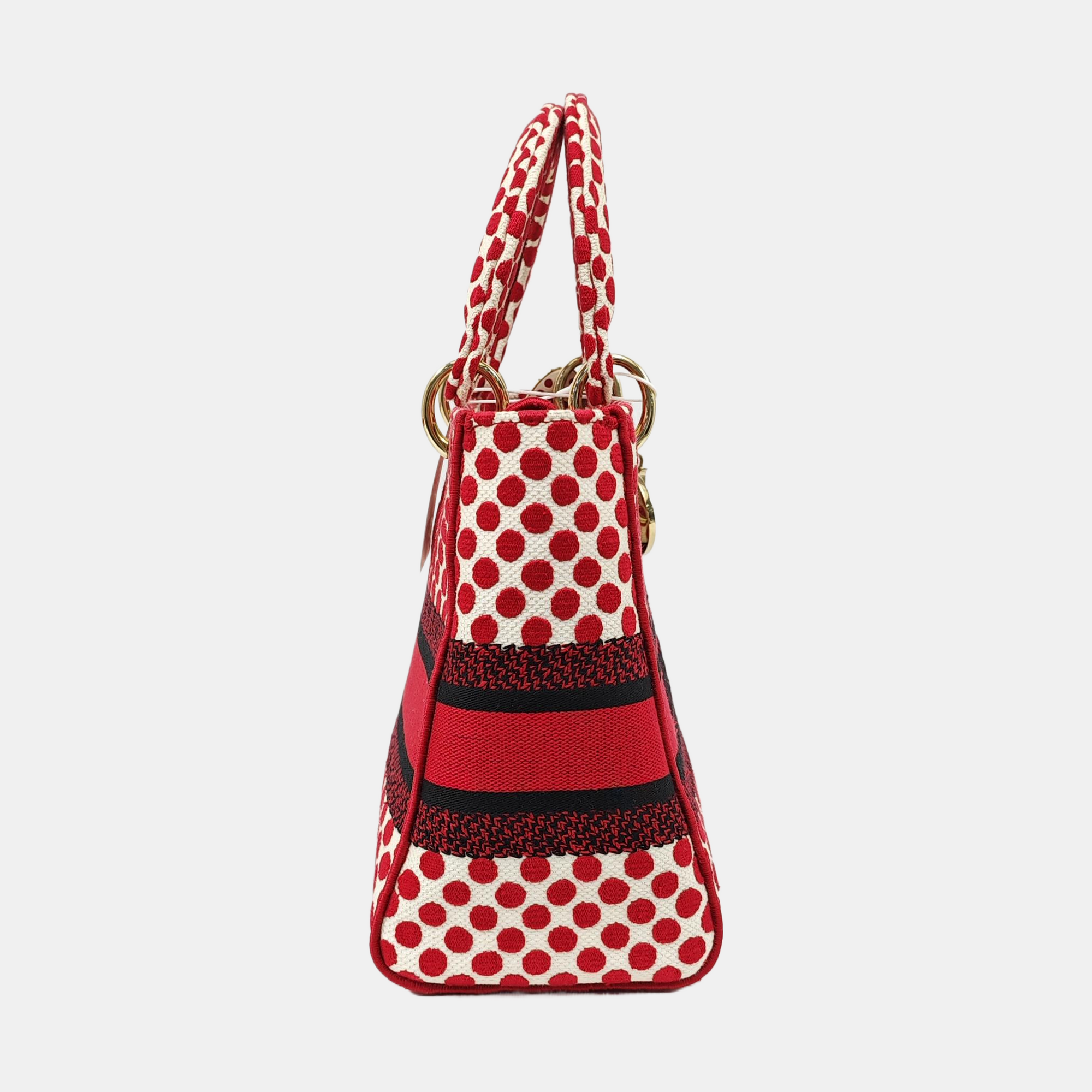 Lady D-Lite Medium Canvas Red