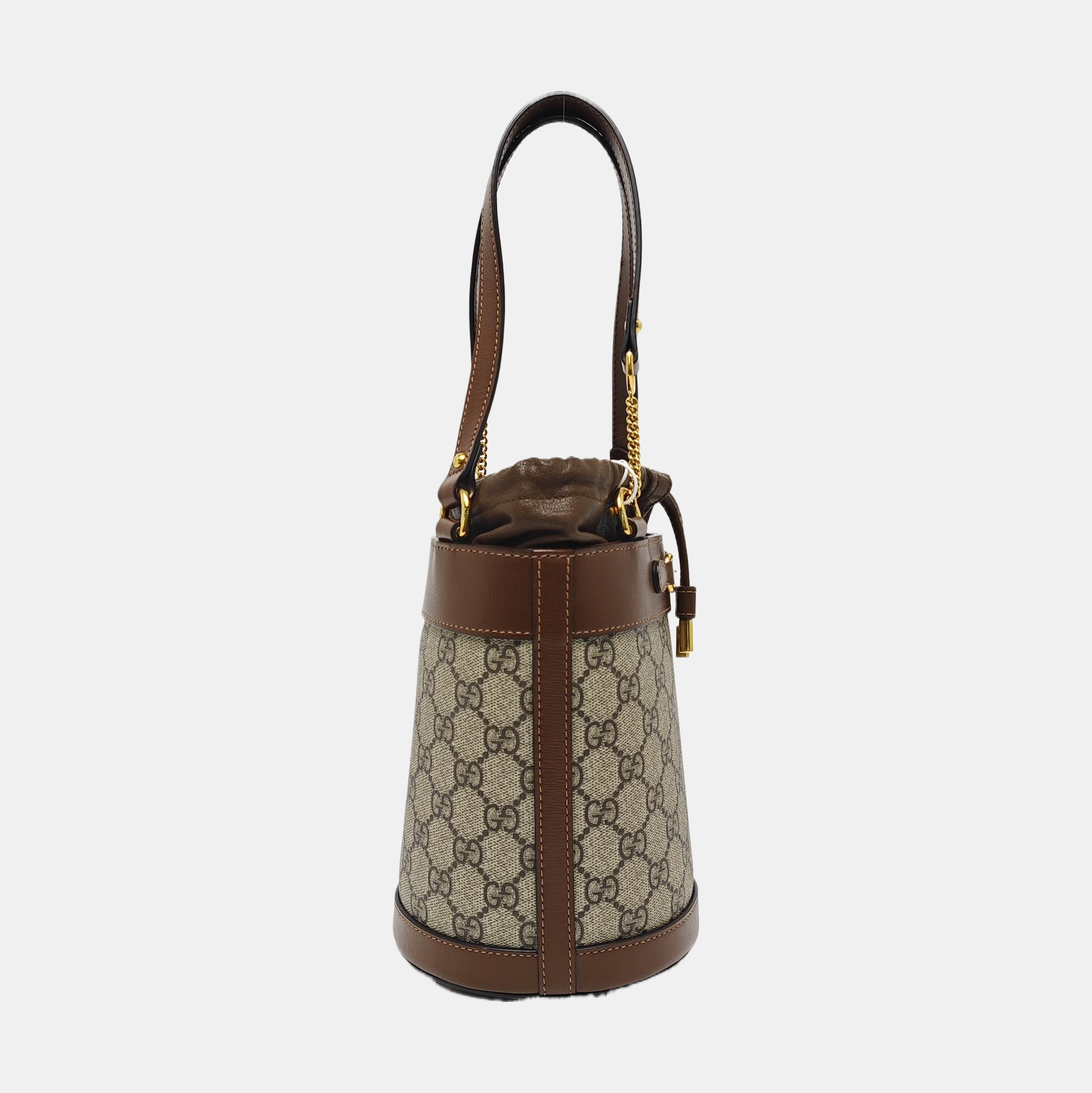 Horsebit 1955 Small Coated Canvas Beige