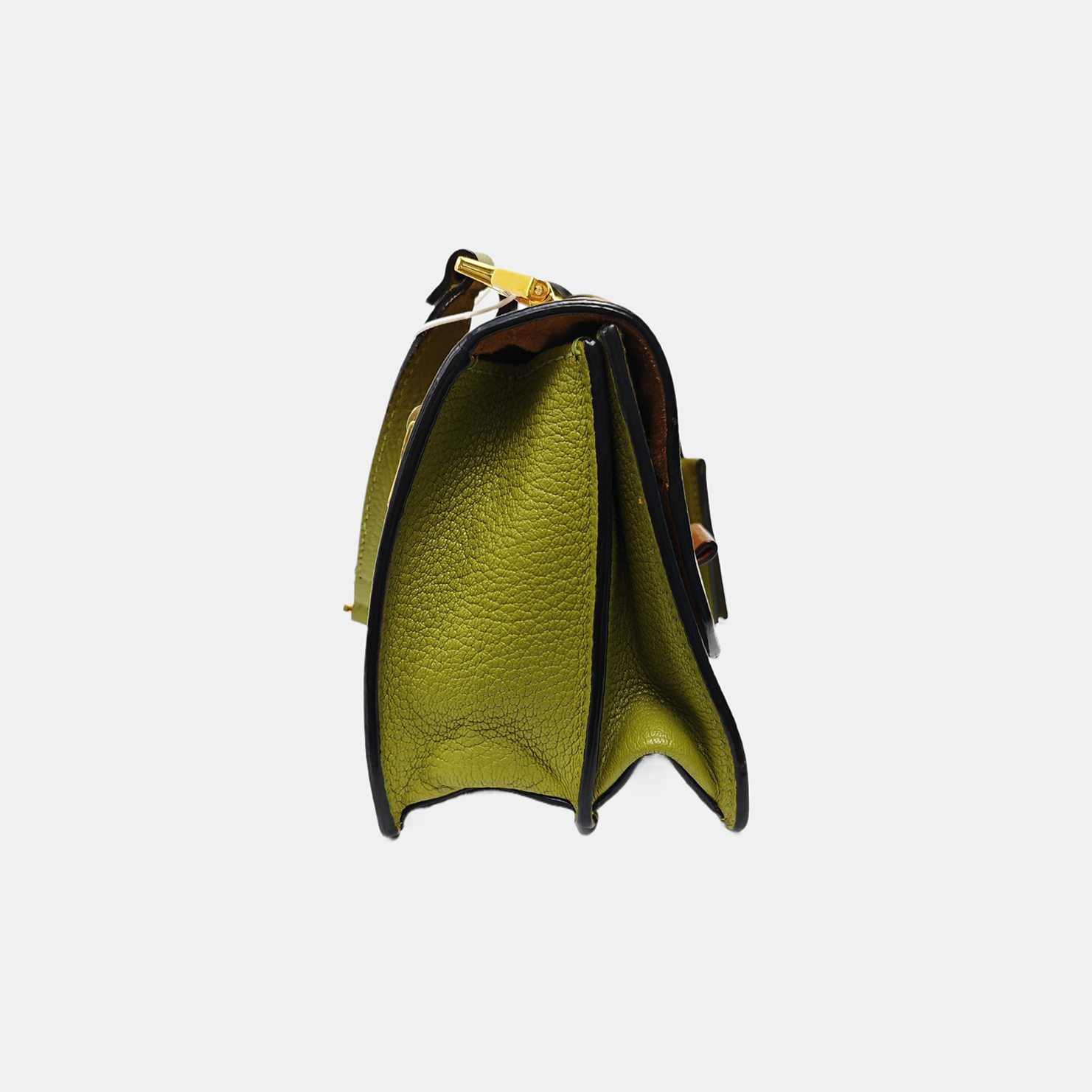 Miu Lady Calfskin Green
