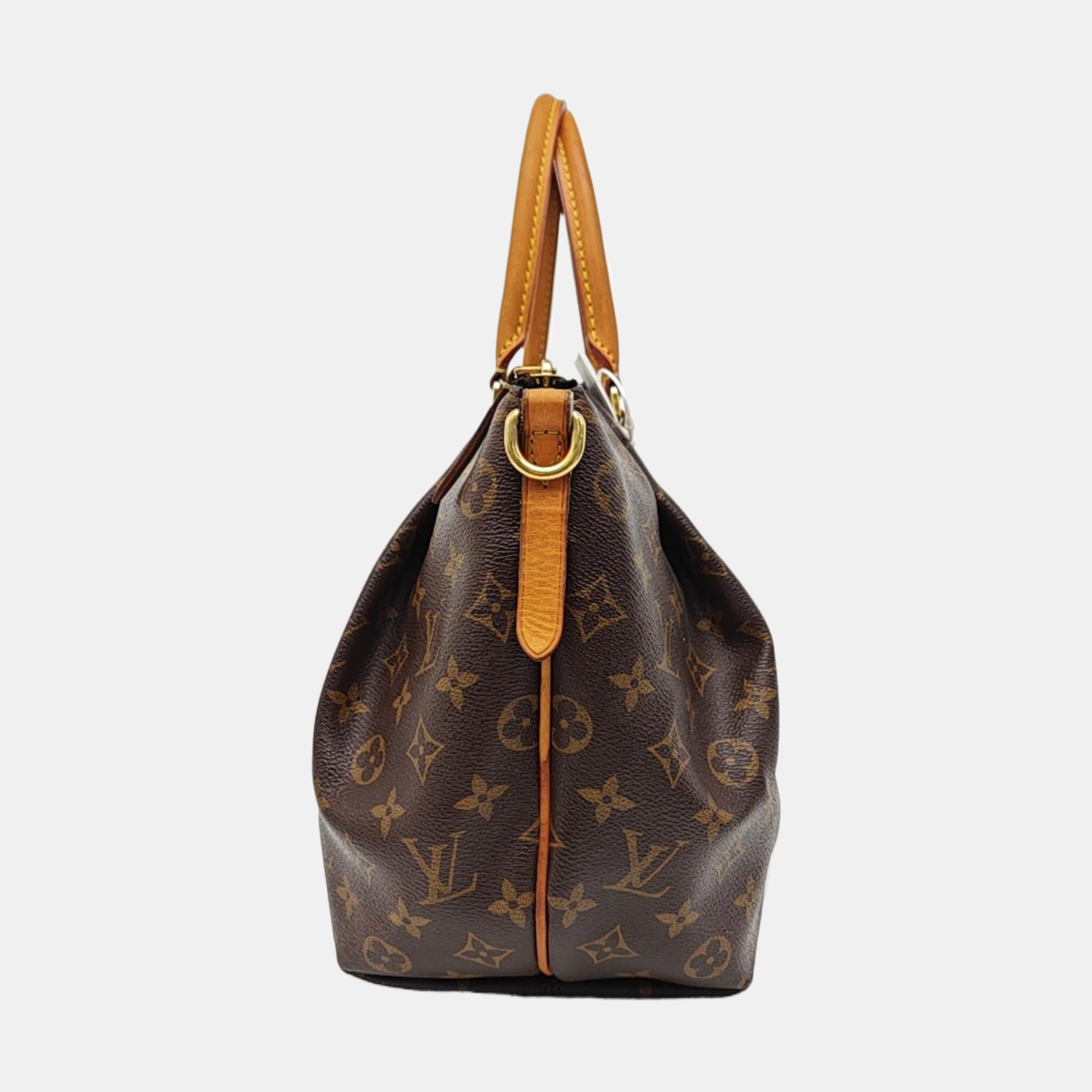 TURENNE PM Monogram Coated Canvas Brown