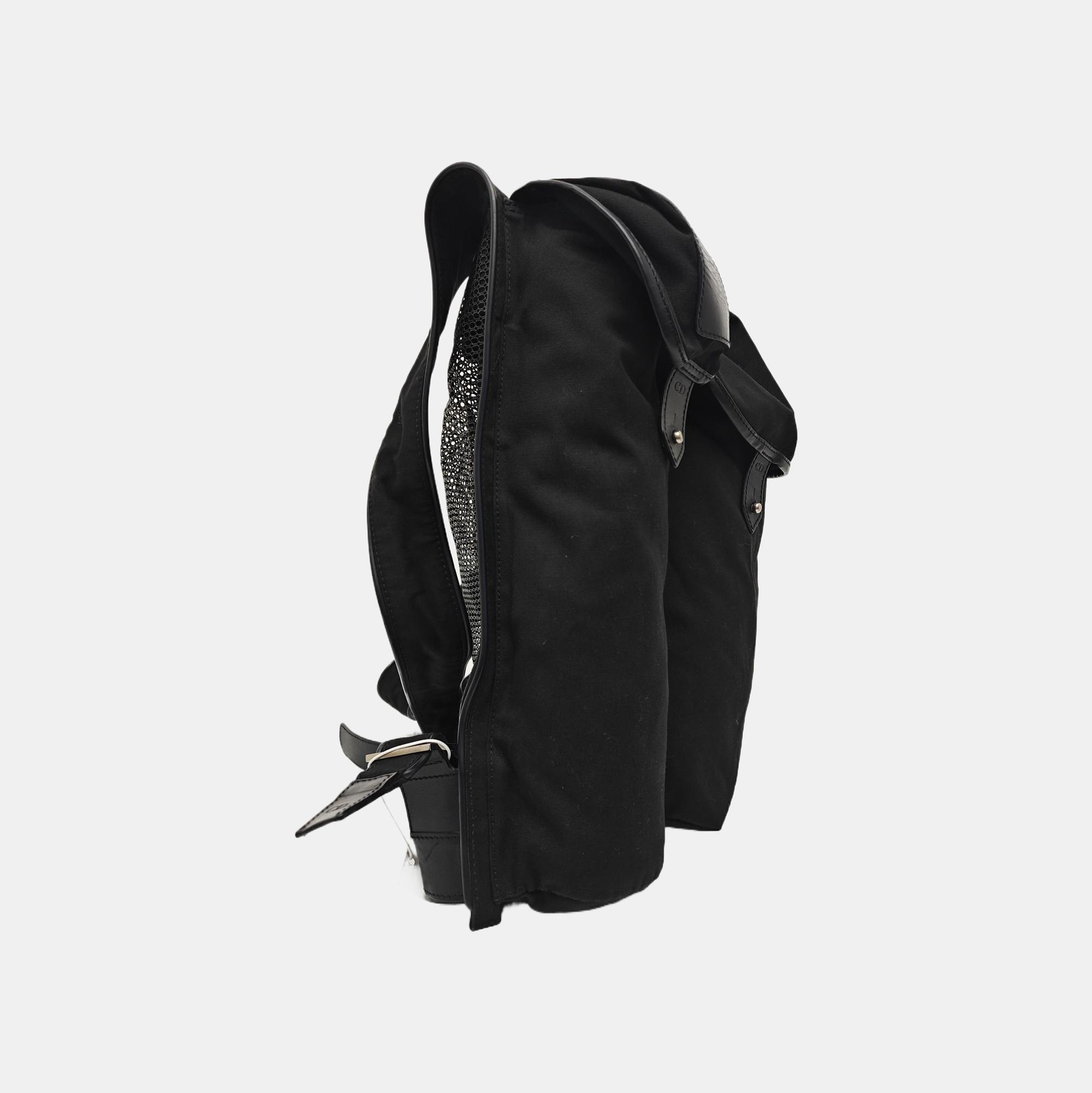 Nylon Backpack Black
