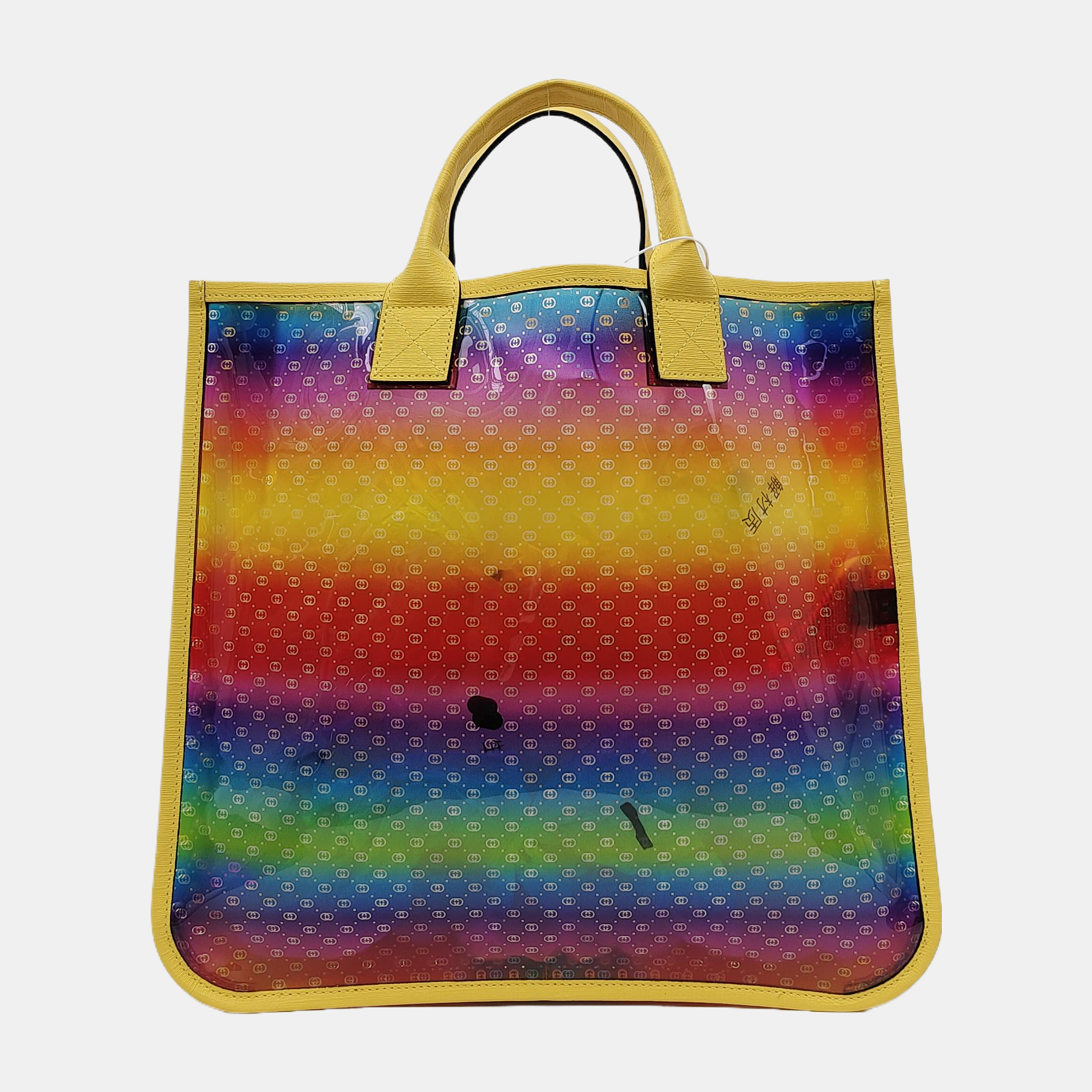 Large Monogram Plastic Multicolor