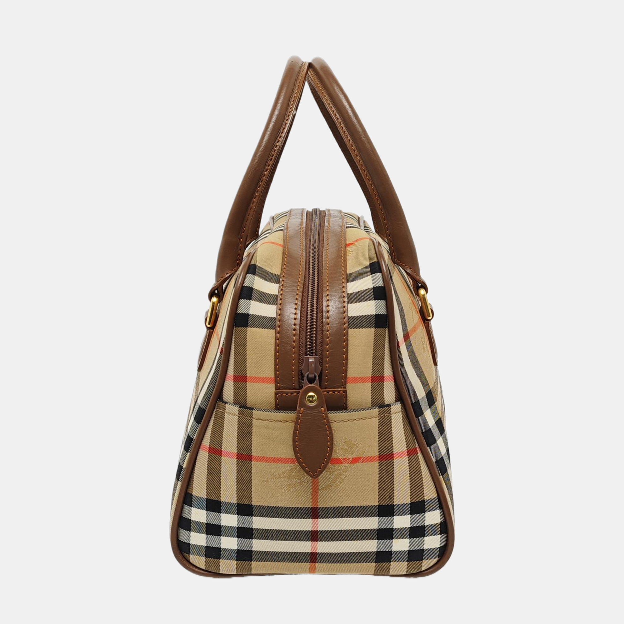 Canvas Top Handle Bag Beige