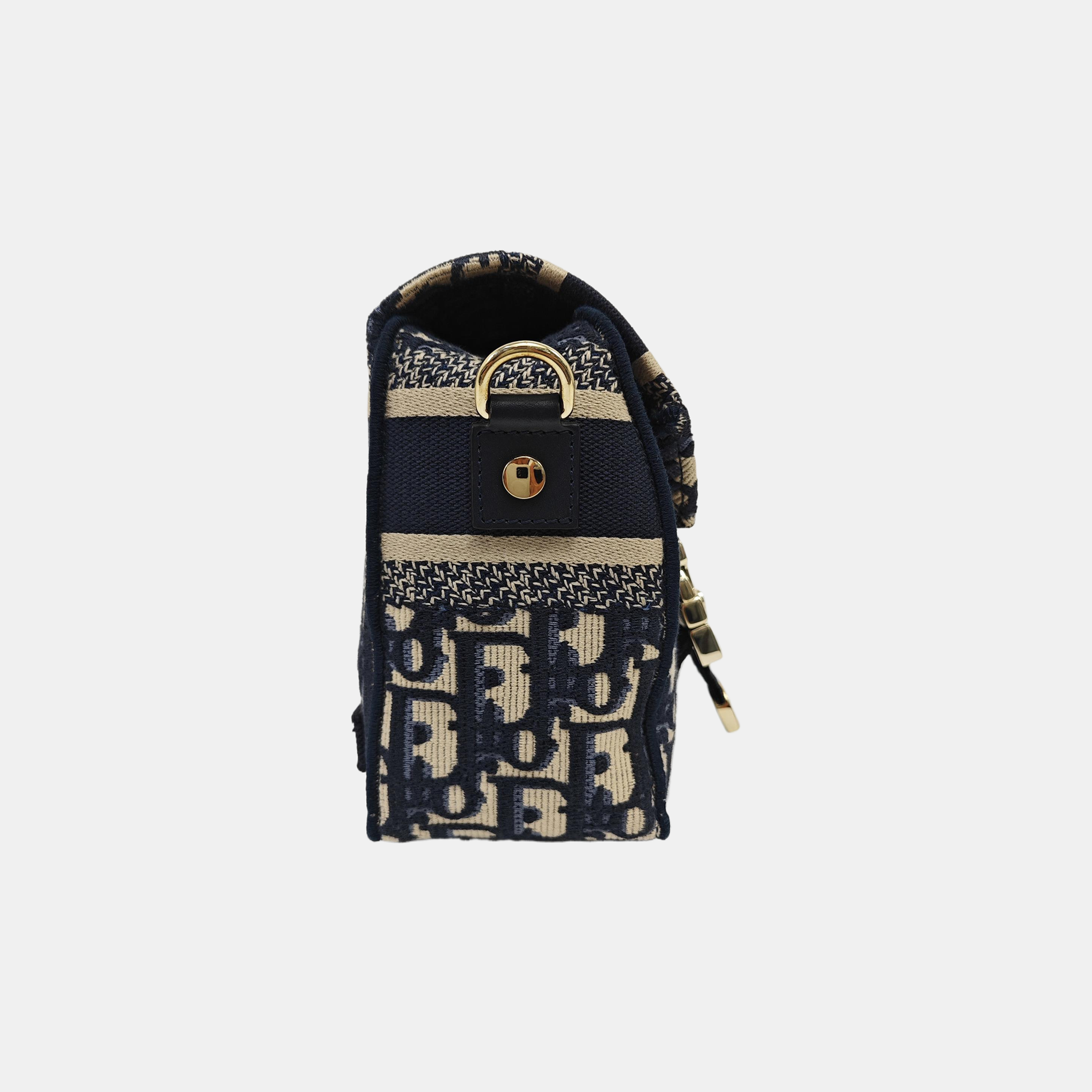 Diorcamp Small Oblique Canvas Blue